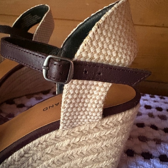 Lucky Brand Women’s Black Espadrille Wedges - Size 8 1/2 - Picture 11 of 11